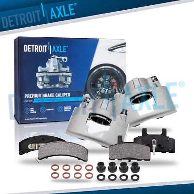 Front Disc Calipers & Brake Pads for Express Savana 2500 K1500 K2500 C2500 Tahoe - Image 1 of 4
