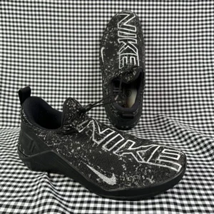 Nike React Metcon Uomo Nero e Bianco Maculato Slip On Streetwear Sneakers Running - Foto 1 di 7