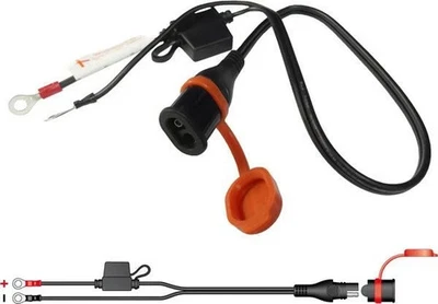 SAE71 OptiMate Weatherproof Waterproof Fused 12V Permanent Lead O1 - Image 1 of 4