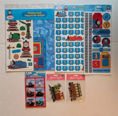 Thomas The Train Lot Scrapbooking Stickers & Theme Paper Pack SandyLion Jolee's - Image 1 of 4
