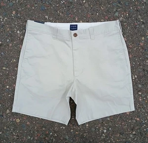 New J. Crew Factory Mens 7" Flex Chino Khaki Shorts Size 31 - Picture 1 of 6