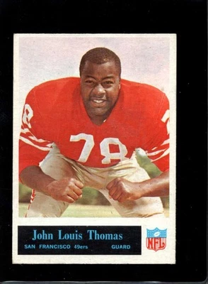 1965 PHILADELPHIA #181 JOHN THOMAS EX RC ROOKIE 49ERS  *XR16780 - Image 1 of 2