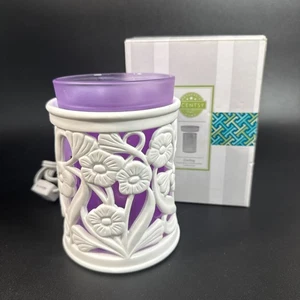 Calentador Scentsy White Entwine con manga Darling Purple - Imagen 1 de 12