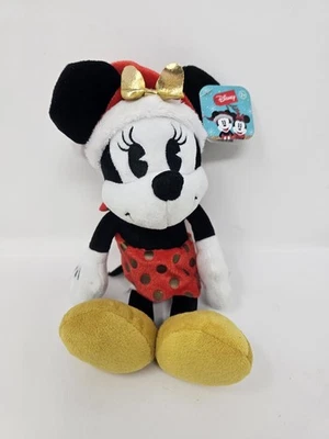 Minnie Mouse Christmas Plush 2021 Disney Just Play Retro 10" Holiday NWT NEW - Image 1 of 4