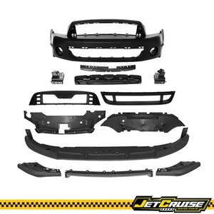 Fits 10-14 Ford Mustang GT500 Style Front Bumper Cover Conversion w/ Grille Lip - Picture 1 of 15