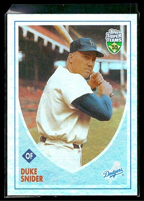 Duke Snider 2002 Topps Super Teams #20 Retrofractors #/1955 Foto 1 de 2