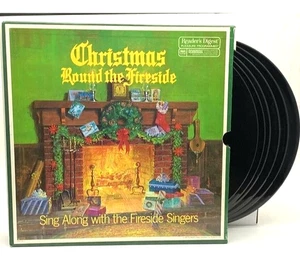 Vintage 1979 Reader’s Digest Christmas Round the Fireside 6 x Vinyl Box Set - Imagen 1 de 1