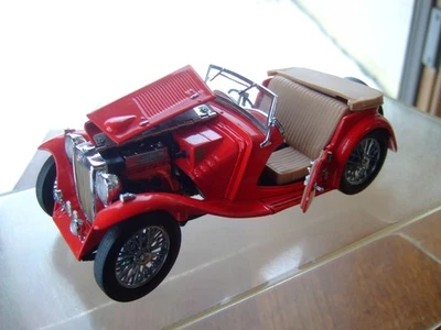 Franklin Mint escala 1/24 1948 MG TC Roadster - CAJA - EXCELENTE - Foto 1 de 4