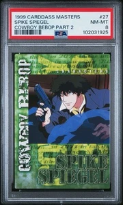 1999 Cardass Masters Cowboy Bebop Part 2 Spike Spiegal PSA 8 - Picture 1 of 3