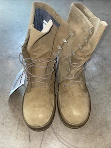 NWT Altama Combat Boots Mens 10 R Goretex Cold Wet Weather Tan Suede Army Liner - Picture 1 of 7