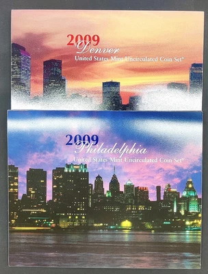 Moneda de Estados Unidos 2009 - 36 monedas P&D sin circular con OGP Foto 1 de 4