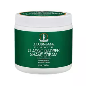 Clubman Classic Barber Rich and Creamy Shave Cream in Generous 453mL Size - Picture 1 of 1
