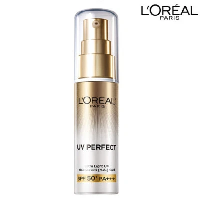 [LOREAL PARIS] UV Perfect Ultra Light UV Sunscreen Sunblock Gel SPF50+PA+++ 30ml - Image 1 of 4