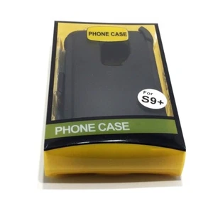 Funda para Samsung Galaxy S9+ Plus con cinturón (clip fit defender) NEGRA - Imagen 1 de 3