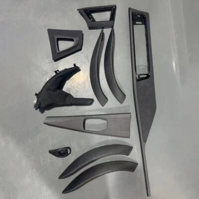 10x Dekorleisten Kohlefaser Interieurleisten Für BMW F30 F31 F35 F34 51952230351 - Bild 1 von 4