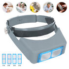 Magnifier Headband Magnifying Jewelry Watch Repair Reading with 4 Lens