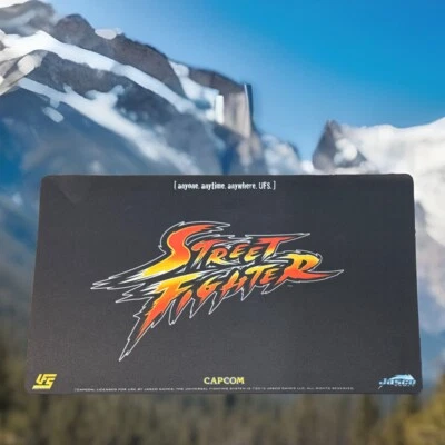 2015 Universal Fighting System UFS Street Fighter Playmat TCG CCG Jasco Capcom - Image 1 of 4