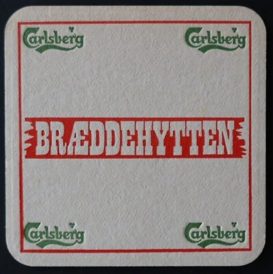 Sous-bock bière CARLSBERG Hof Braeddehytten beermat coaster 1 - Photo 1/2