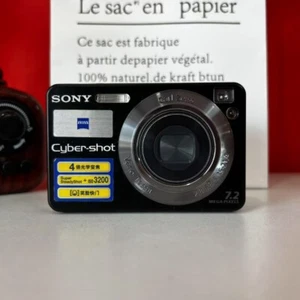 Sony Cybershot DSC-W120 Digital Camera Built-in Speaker Noise Reduction Black - Picture 1 of 7