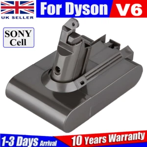 21.6V For Dyson V6 Battery Animal SV03 DC58 DC59 DC61 DC62 Absolute 6400mAh - Picture 1 of 22