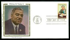 WHITNEY M.YOUNG JR. COLORANO "SILK" CACHET, 1981 FDC 