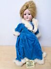 21" Armand-Marsaille German Bisque DOLL AutoEyes/WoodParts/Blue Velvet VG+Deal!