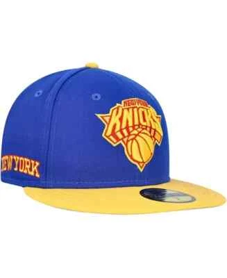 Sombrero New York Knicks Parche Lateral Azul Amarillo New Era 59Fifty Ajustado Talla 7 3/4 Foto 1 de 4