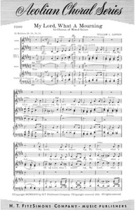 My Lord, What a Mourning SATB Arranger: William L. Dawson - Picture 1 of 1