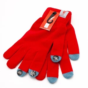 Liverpool FC offizielle Touchscreen-Handschuhe Erwachsene rot LFC Geschenk - Bild 1 von 1