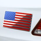 6 Pieces Blue,Red US Flag Metal Badge  for Truck, SUV Car, Motocycle