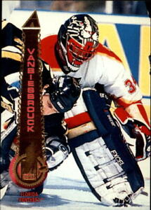 1994-95 Pinnacle Panthers Hockey Card #100 John Vanbiesbrouck