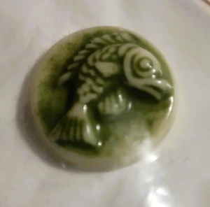 Puppenhaus Miniatur NEU Porzellan Jello Puddingform_FISCH_WEIHNACHTEN Feste_1:12 - Bild 1 von 7