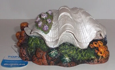 Top Fin Large Shell Bubbler Mother of Pearl Aquarium Accessory Piece - Изображение 1 из 4
