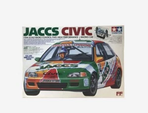 TAMIYA 1/10 RC JACCS CIVIC FWD Racing Car Model Kit #58133 - Picture 1 of 9