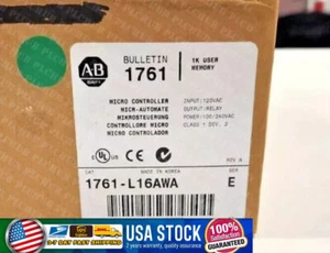 New Factory Sealed AB 1761-L16AWA MicroLogix 1000 16 Point Controller 1761L16AWA - Picture 1 of 3