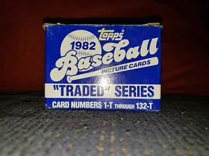 1982 Topps Baseball Traded Complete Set In box.  Box open, but Ripken is Mint! - Picture 1 of 12