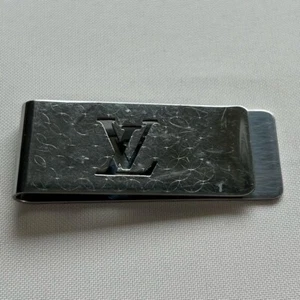 Louis Vuitton Pince Billets Champs Elysees Money Clip M65041 Silver No BOX - Picture 1 of 9