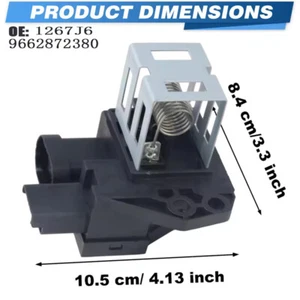 For Peugeot 207 208 Citroen C2 C3 Radiator Fan Motor Relay Resistor 9662872380 - Picture 1 of 6