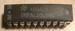 National DMPAL10L8NC PAL10L8 10L8 Logica array programmabile - NOS - Foto 1 di 1