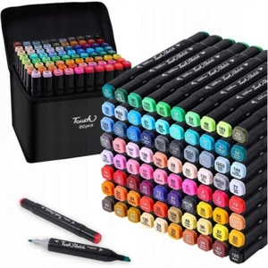 80 pcs Professionals Double Sided Alcohol Markers Drawing Set with Bag - Picture 1 of 13