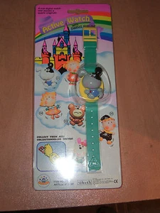 VINTAGE 90'S ACTIVE KIDS WRIST WATCH MINT NEW MOC SWING MANGA FIGURE PUPPY DOG - Picture 1 of 2