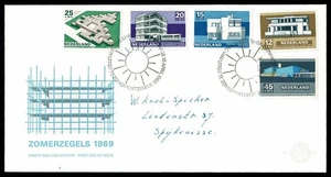 SG05C NETHERLANDS 1969 FDC Summer charity - architecture  NVPH E94 - Picture 1 of 1