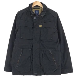 G-Star Welded Hooded Jacket Black Breathable Casual Mens Qx1 Size S Small - Picture 1 of 12