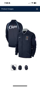 Herren LA Clippers Nike Navy 2023/24 City Edition Authentic Showtime Raglan - Bild 1 von 3