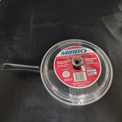 Vintage Mirro 10 Inch Sauté Frying Pan Aluminum Nonstick M-1639-04 New Old Stock - Image 1 of 3