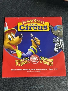 JumpStart 3 Ring Circus PC CD kids learn animals clowns! Ringling Bros. & Barnum - Picture 1 of 1