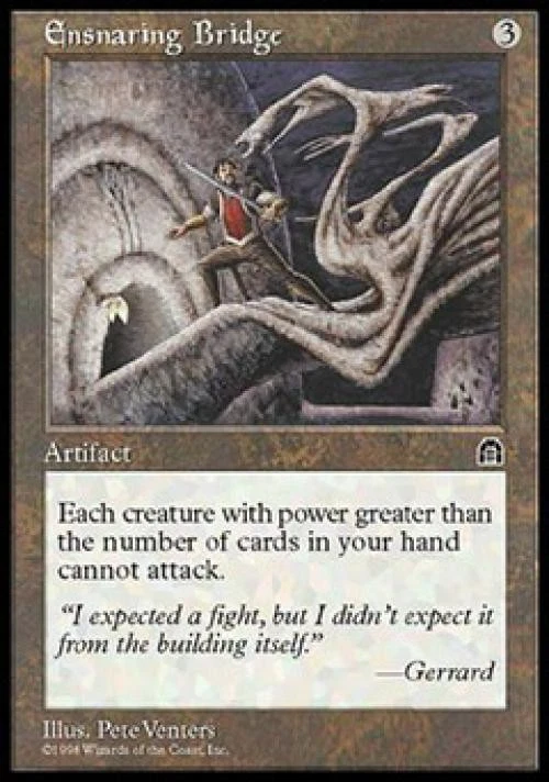 MTG English Ensnaring Bridge Light Play Normal Stronghold - Image 1 of 1
