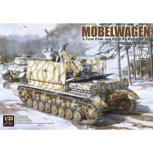 Modello Char Möbelwagen 3.7Cm Flak Su Fgst. Pz.Kpfw. Iv (Sf) |border Model|Bt- - Foto 1 di 22