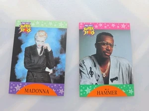 Juego profesional Super Stars Madonna MC Hammer 1991 promoción - Imagen 1 de 2