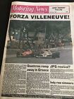 Motoring News 4 June 1981 Villeneuve Ferrari Wins Monaco F1 GP Ferte Martini F3